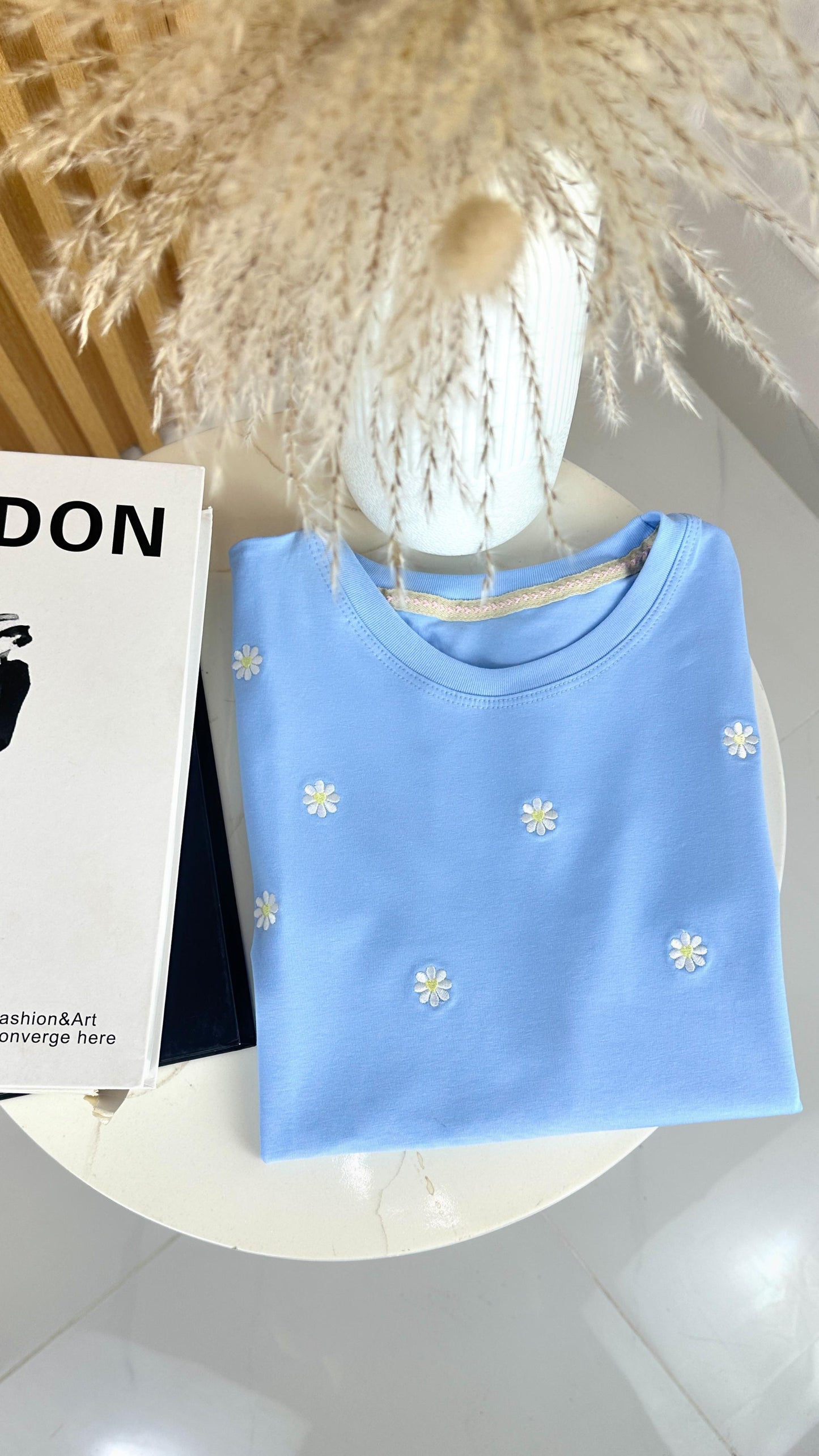 Flori Blue Tshirt