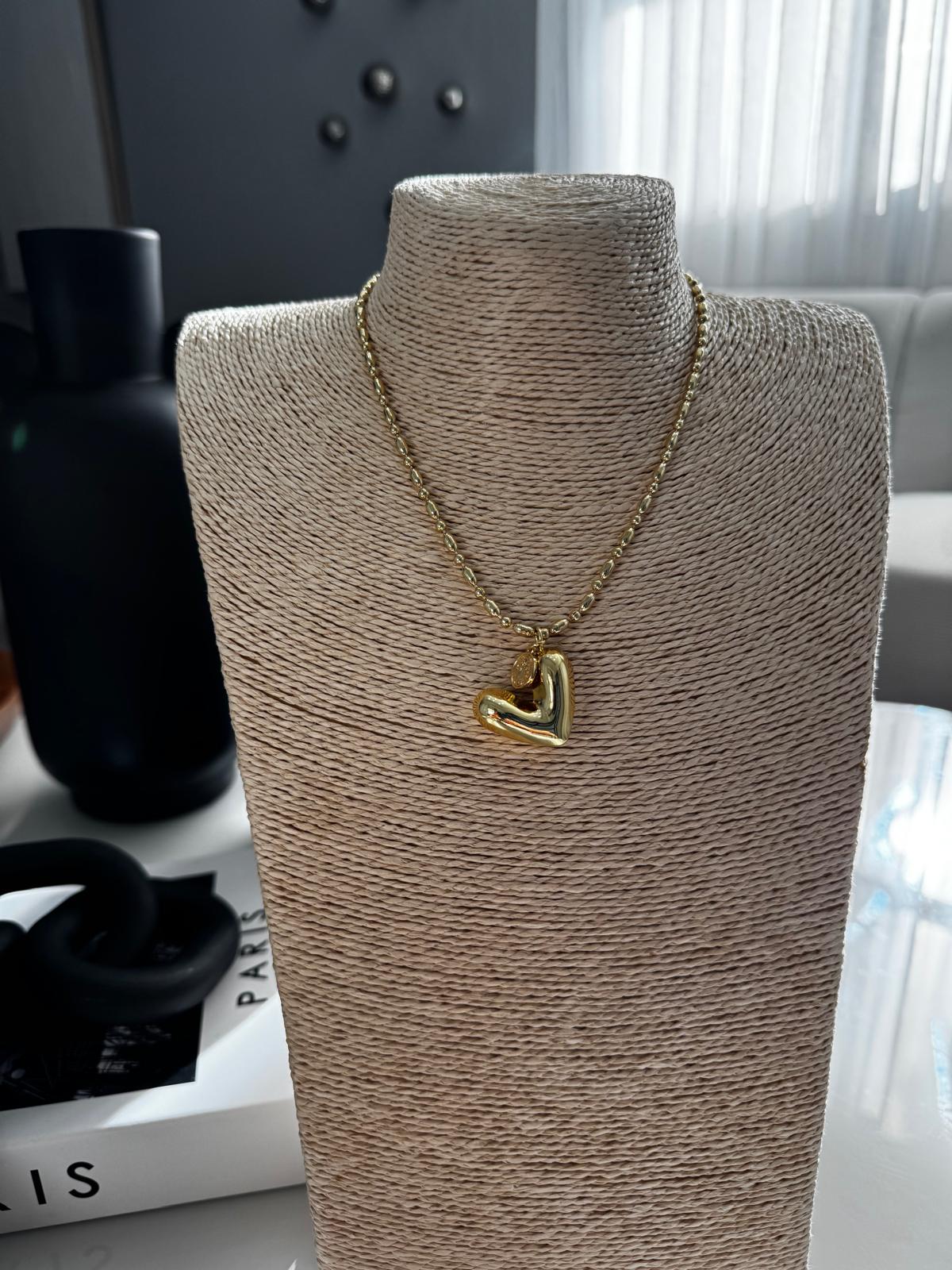 San Bendito & Heart Necklace