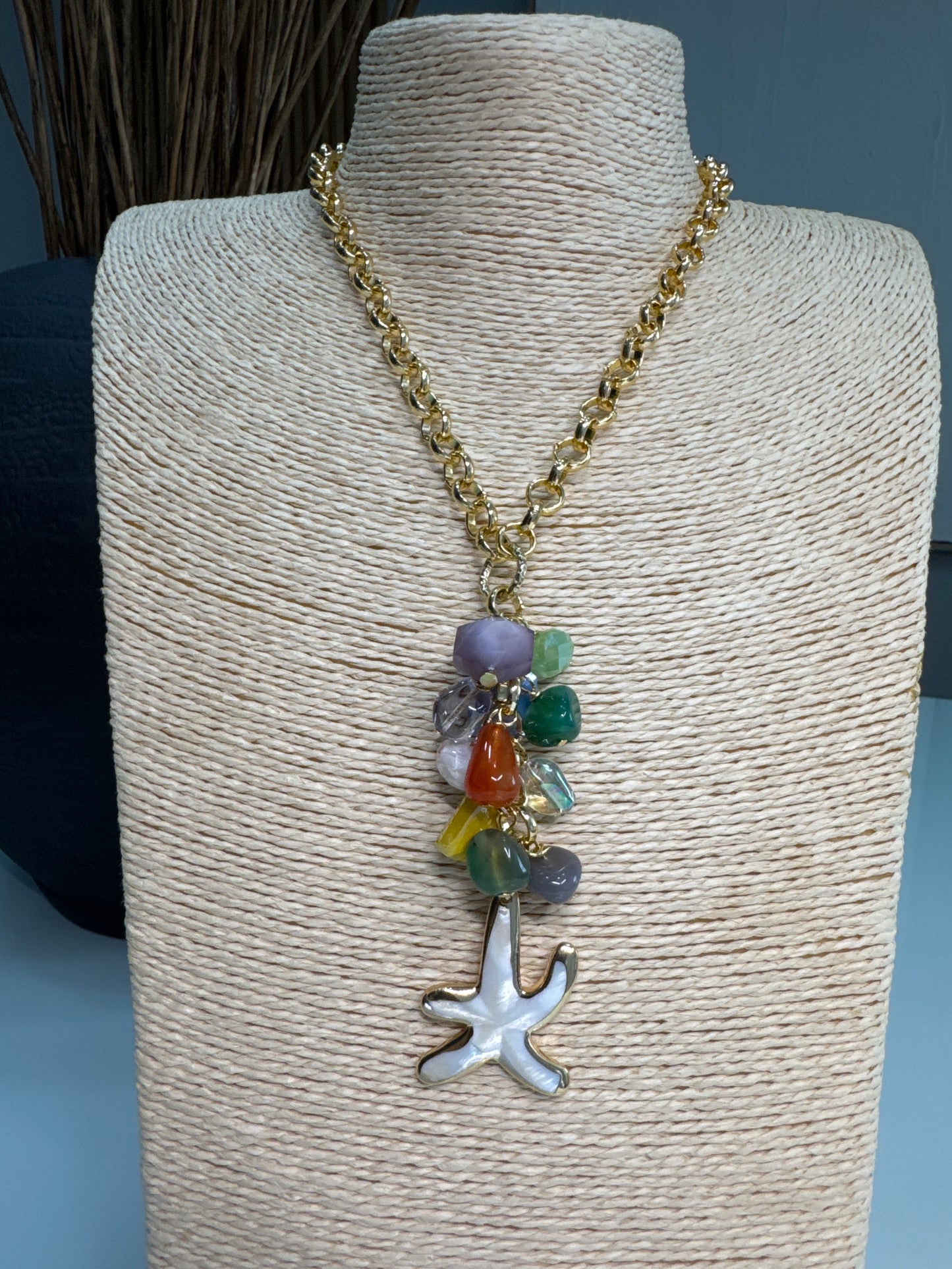 Starfish Lariat Necklace