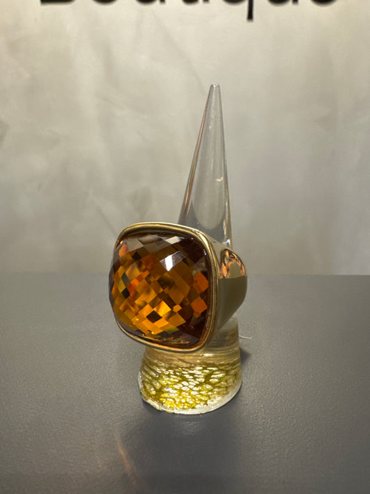 Arian Honey Amber Ring