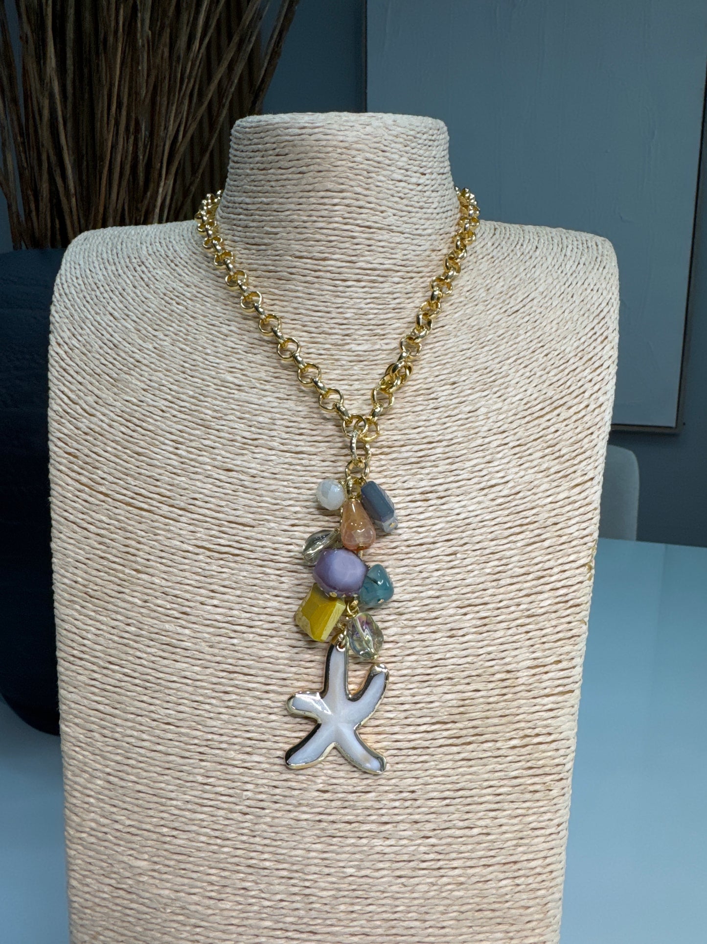 Starfish Lariat Necklace
