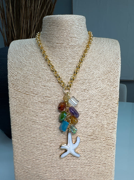 Starfish Lariat Necklace