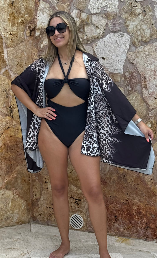 Animal Print One Piece